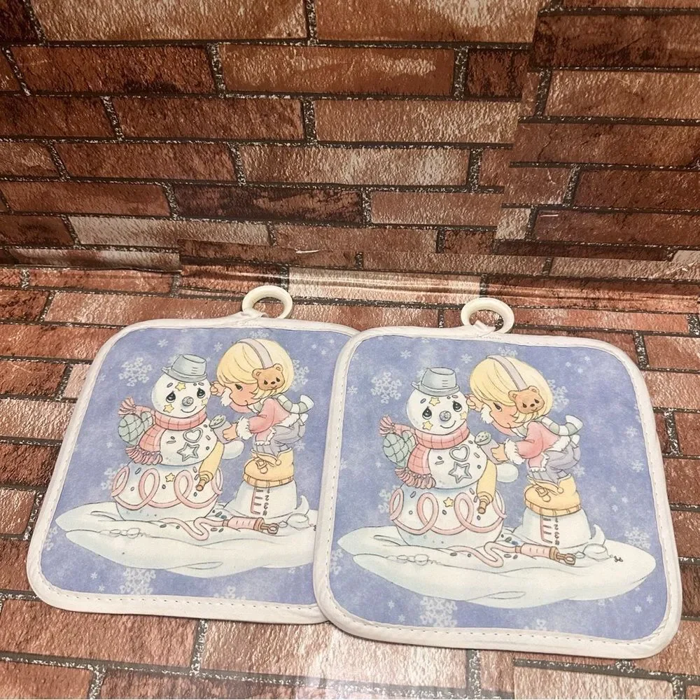 Precious Moments set of 2 Pot holders